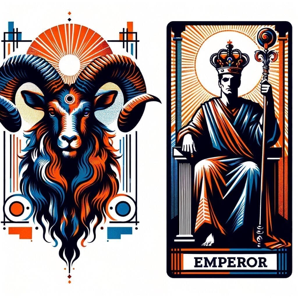 Powerful Connection Between Aries and Emperor Tarot
